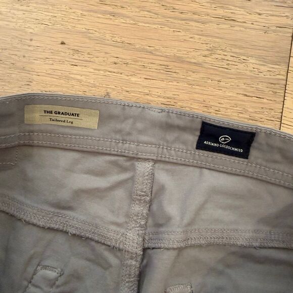 ADRIANO GOLDSCHMIED Mens THE GRADUATE JEAN size 32x34 silver - Picture 4 of 6